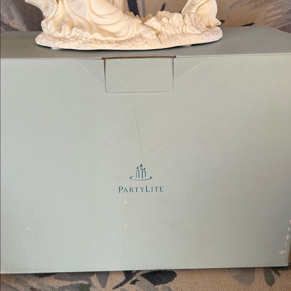 Partylite-Ariana’s Garden Mother Daughter Fairy Angel Votive Candle Holder NIB - Picture 2 of 13